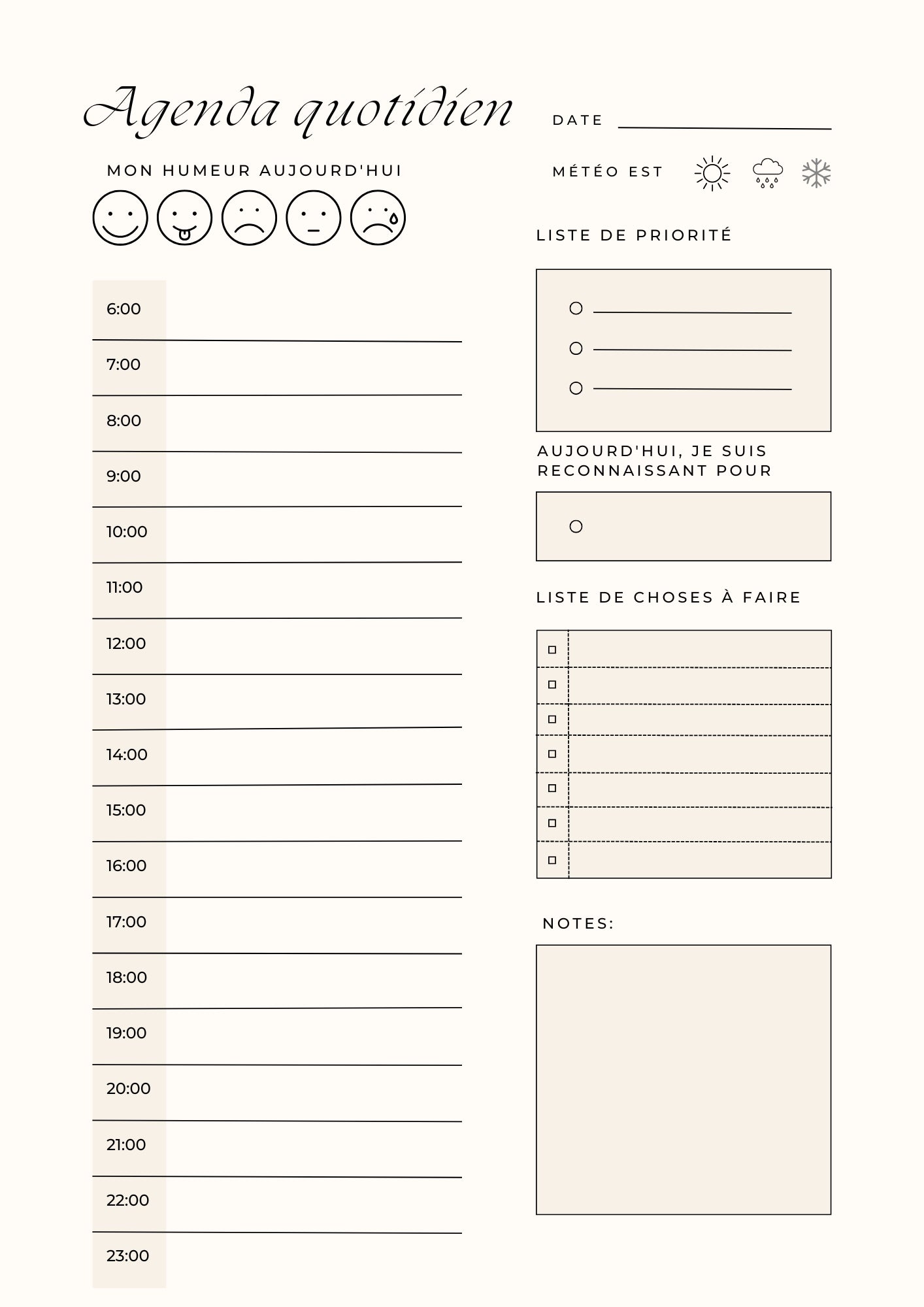 Planificateur king 1