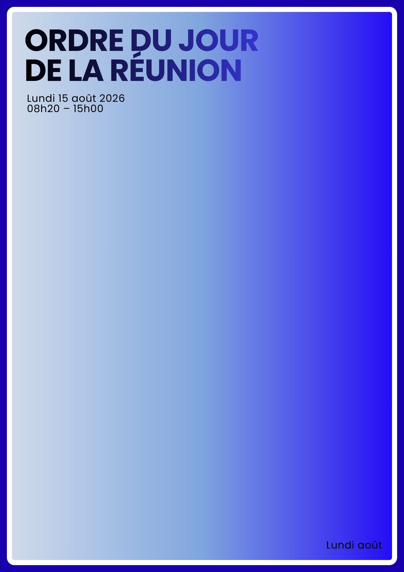 Planificateur atlas 2